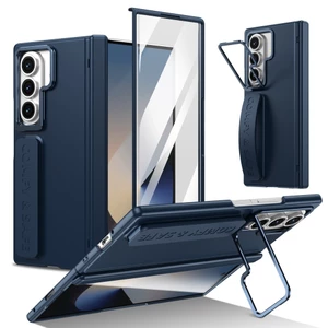 Giá đỡ máy ảnh Bản lề Bảo vệ PC Vỏ điện thoại cứng cho Samsung Galaxy Z Fold 7 6 5 4 3 Màn hình bên ngoài Kính chống sốc