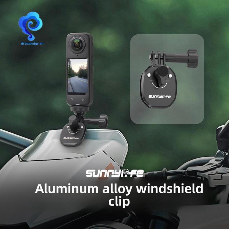 [dreamedge] Action5Pro cho kẹp kính chắn gió giá đỡ X5 để gắn Camera xe máy