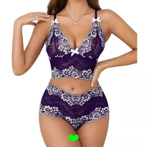 Bộ hai mảnh dây buộc ren Bộ hai mảnh không tay rỗng Bộ hai mảnh