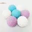 TRTR 5 Chiếc Chống Cuộn Dây Giặt Bóng Tròn Trắng Nguyên Chất Magic Làm Sạch Trống Máy Giặt Để Loại Bỏ Bụi Bẩn Và Thắt Lưng VN