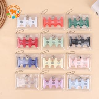 CANAMEK Đồng Xu Hộp Đựng Móc Khóa Trong Suốt Đồng Xu Bộ Sưu Tập Ví Di Động Nhật Bản Đồng Xu Đựng Đồng Xu Thay Đổi Giá Đỡ Đồng Xu Sắp Xếp CSF
