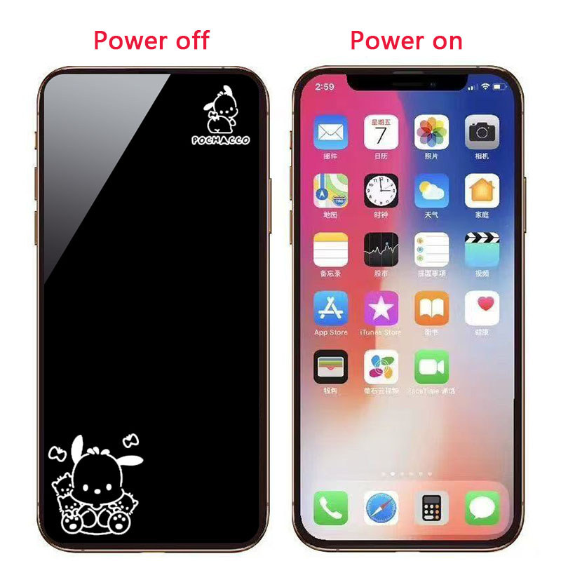 Bảo Vệ Màn Hình Cho iPhone 17 16 15 14 13 Pro max plus Bảo Vệ Toàn Diện Kính Cường Lực Hoạt Hình 6D Shadow 15Pro 15Promax 15Plus 16Pro 16Promax 16Plus 17Pro 17Promax
