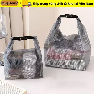 Túi mua sắm SNUGHOUSE, Túi lưu trữ loại khóa chống nước, Túi giặt di động đơn giản Du lịch