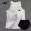 2026 Popular Men's and Women's Sports Physical Examination Training Set Track and Field Vest Breathable Marathon Sports Running Shorts Hozr