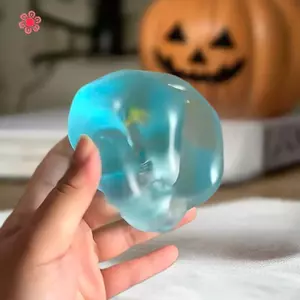MJnmc 1 Cái Chống Căng Thẳng Cảm Giác Fidgets Squishy Đồ Chơi Mềm Mô Phỏng Trong Suốt Màu Xanh Maltose Chậm Đàn Hồi Đồ Chơi Mới