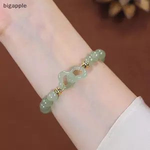 Bigapple Phong Cách Trung Hoa Luy Hạt Vòng Tay Trái Tim Bule Cho Nữ, Món Quà Trang Sức Thời Trang RDG