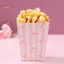 TRTR 10 Chiếc Nơ Giấy Bắp Rang Hộp Có Nơ Họa Tiết Pop Ủng Hộ Hộp Tắm Cho Bé Tiệc Điều Trị Ủng Hộ Đồ Dùng Bàn Trang Trí Đám Cưới VN