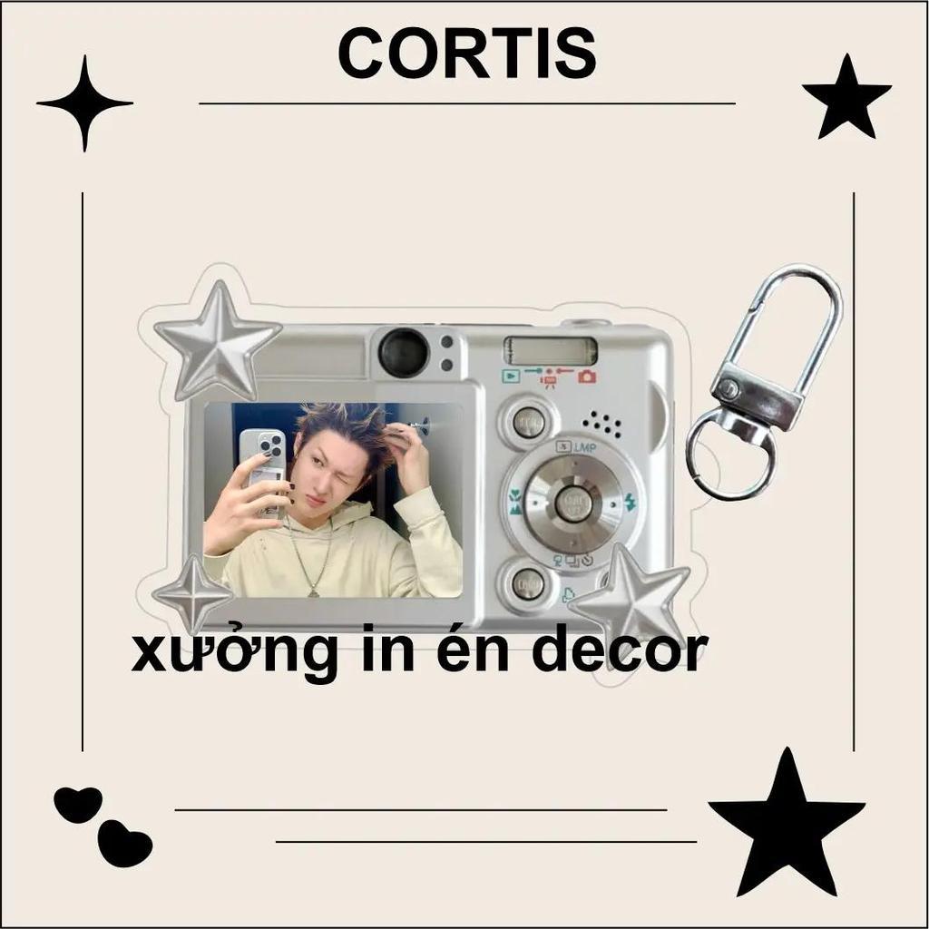 Móc khoá hình ảnh camera cortis Martin , James , Juhoon , Seonghyeon và Keonho Xưởng in Én decor