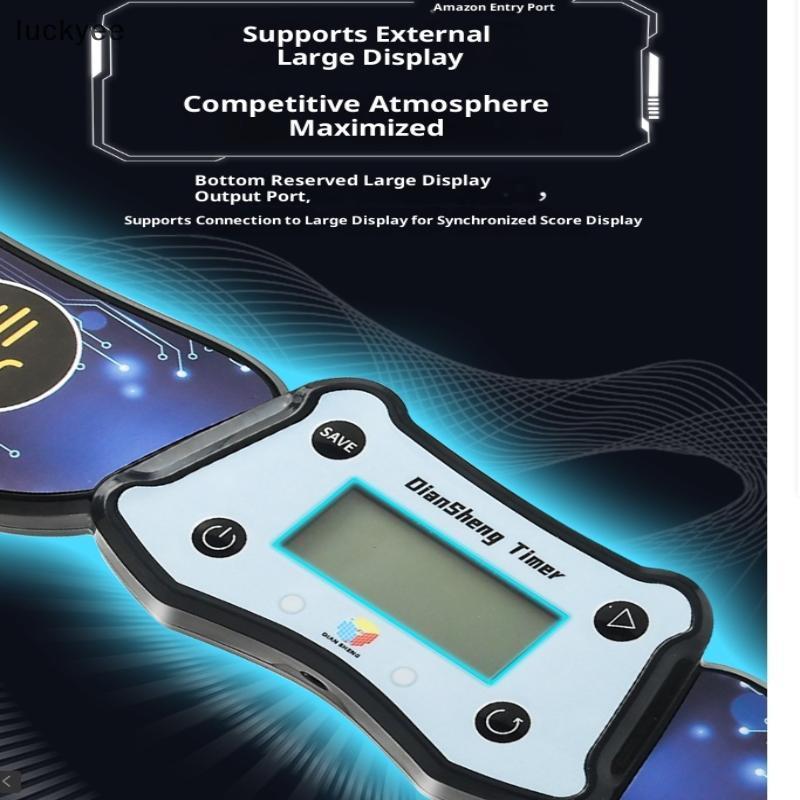 Luckyew Hẹn giờ Magic Cube Hẹn giờ tốc độ Kết nối Toputer Puzzle Cubo 's WCApetition Tools Hẹn giờ TQ
