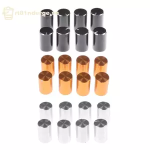 Ge 8pc 10 * 15mm 6mm Đường kính Trục có khía Nhôm Điều khiển âm lượng Potentiometer Núm n