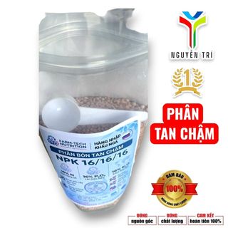Phân Bón Tan Chậm NPK 16-16-16 Nga – Dinh Dưỡng Cân Đối Cho Hoa Và Cây Kiểng – Túi Chiết