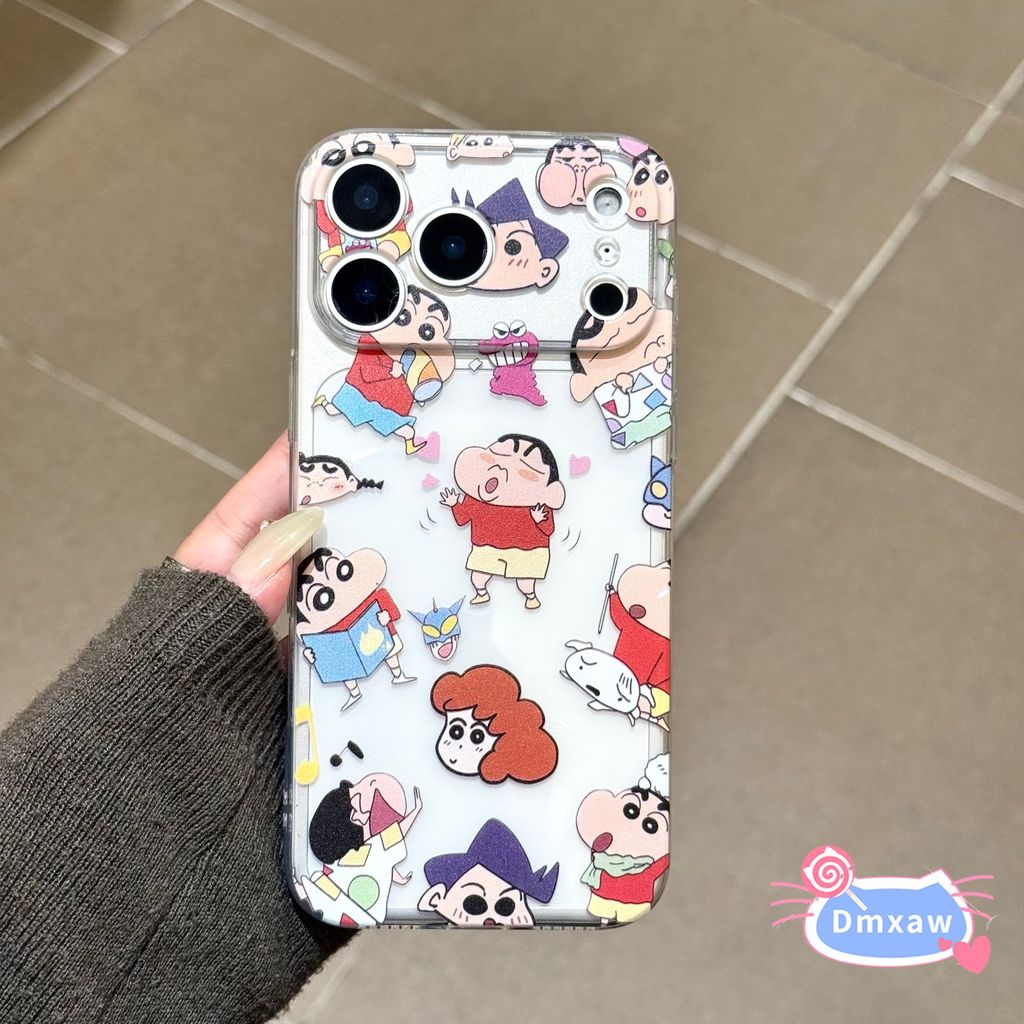 Ốp Điện Thoại Crayon Shin-chan Dễ Thương Cho Vivo V70 ELite FE V60 V50 V50E V40 V40E V30 V30E V29 Lite V29E V27 V25 V25E V23 Pro 5G V29E V27E V23E Cover Casetify Stitch Vỏ Mềm Trong Suốt