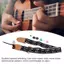 Toyuvn Dây Đàn Guitar Đen Ren Thêu Hoa Văn Dây Da Nylon Tay Nghề Tinh Tế Tinh Tế Đa Năng Dành Cho Tay Guitar