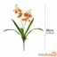 1Pc Thân hoa lan cảm ứng thực tế 2 cánh Nhân tạo Oncidium Hoa Picks Giả Cymbidium cao cấp