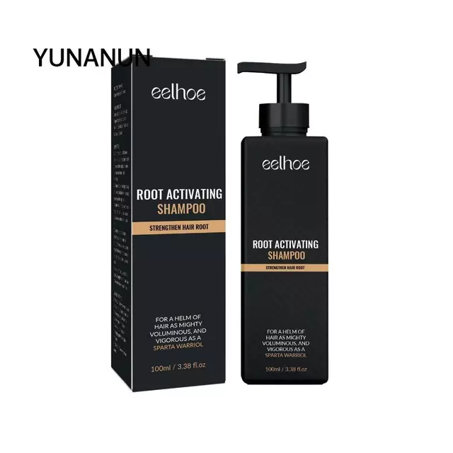 Dầu gội YUNAUN Spartan, Dầu gội kích hoạt gốc nuôi dưỡng 100ML, Dầu gội mọc lại lông tơ tự nhiên Dầu gội mọc lại tóc sẫm màu và dày hơn
