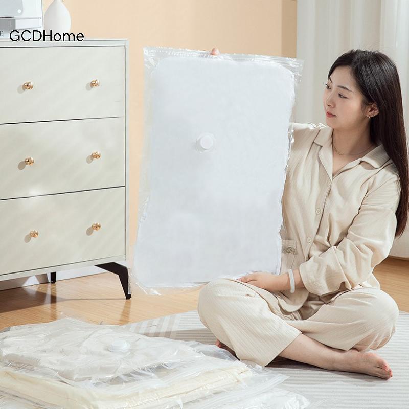 GCDHome Hút Chân Không Túi Bảo Quản Quần Áo Du Lịch Pa Người Tổ Chức Tiết Kiệm Không Gian Chân Không Cói Túi Du Lịch Sử Dụng Tại Nhà HOT