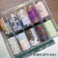 FAVORITEGOODS Dán Móng Tay, Họa Tiết Sọc Hiệu Ứng Sequin Lá Móng Tay, Hoa Chuyên Nghiệp Da Báo In Móng Tay Nghệ Thuật Dán Trang Trí Móng Tay