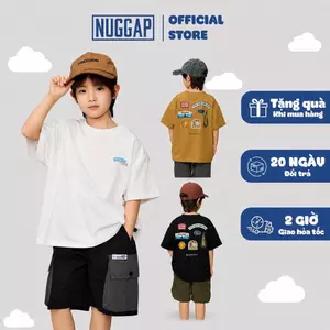Áo Thun Trẻ Em Áo Phông Bé Trai Bé Gái Cotton Mềm Mát Peace Nuggap