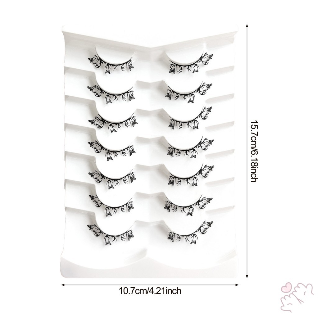 Halloween Wispy Fake Lash - DIY Anime Full Strip Lash cho các bữa tiệc