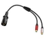 Cáp âm thanh tháo chữ Y siêu mềm XLR Male sang Dual RCA Female, 0,3 / 2 / 3 / 5 mét, dành cho loa, micrô, Bộ khuếch đại, Dây chuyển đổi âm thanh XLR 3 chân sang 2 * RCA