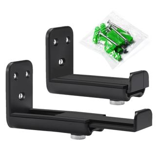Soundbar Mount Wall Speaker Shelf Anti-Drop Soundbar Support with Extendable Depth 3.5-5.4 Inch for Under TV Home fotvn