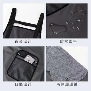 Tạp Dề Nhà Bên Ngoài Chống Thấm Nước Bán Thịt Chuyên Dụng Hộ Gia Đình Chống Dầu Rửa Trong Suốt Diệt Cá Sản Phẩm Thủy Sinh Mùa Hè Phong Cách Mỏng Phục Vụ F