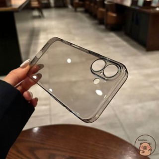 Ốp điện thoại Meizu 21 20 Pro Note 21Pro 20Pro 21Note trong suốt đen xám, đơn giản cho doanh nhân, nữ, chống bụi, vỏ mềm