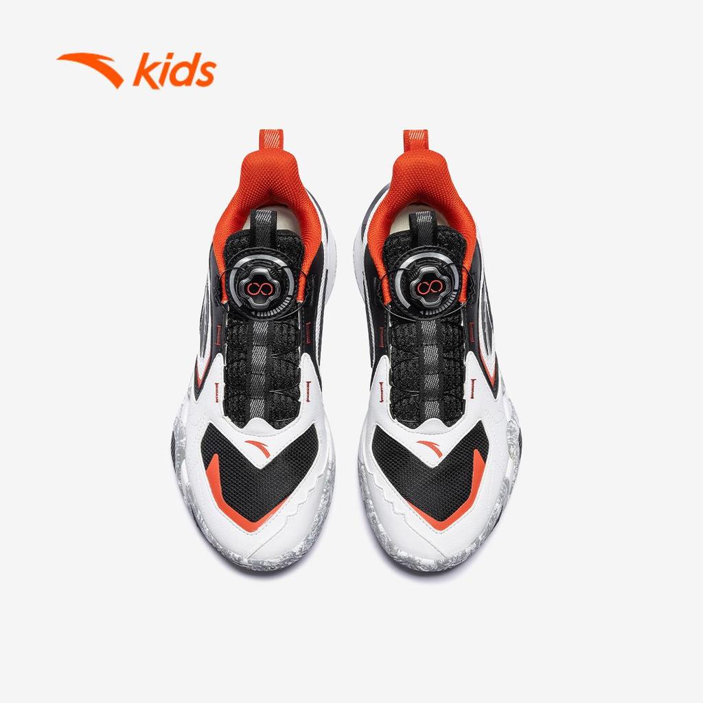 ANTA Kids Giày Bóng Rổ Thể Thao Bé Trai 3125D1109 Size 34 - 41 NI-Lin Basketball Bám Sàn, Hỗ Trợ Vận Động Chân Bé