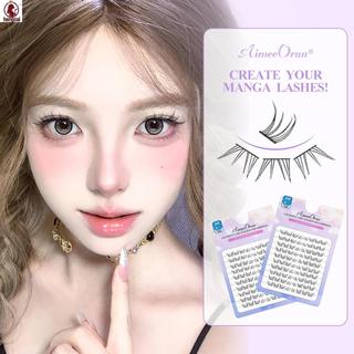 Lông mi phía dưới tự nhiên Lông mi phân đoạn dưới màu đen để trang điểm du lịch dự tiệc hàng ngày