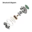 GODD Độ phân giải 10MM Beryllium Driver Thiết bị âm thanh loa phòng âm thanh đôi