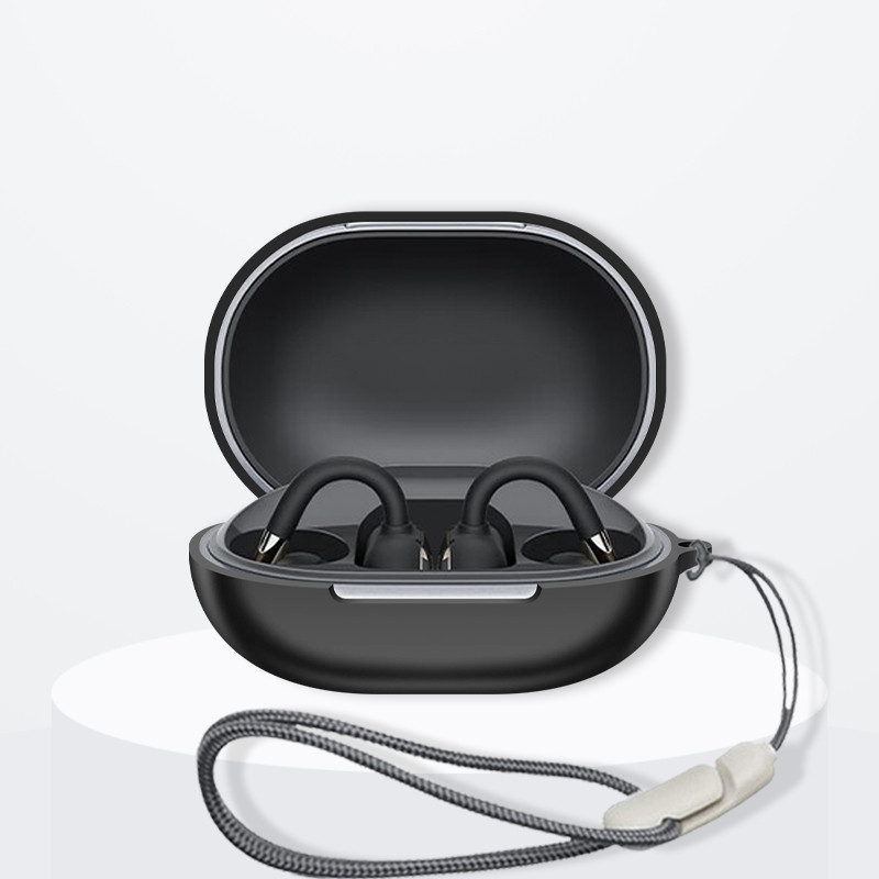 Cho SoundPEATS Clip 1 Ốp Lưng Silicon Bảo Vệ Tay Mềm Chống Sốc Tai Nghe Vỏ Bảo Vệ Vỏ Tai Nghe Có Nhẫn