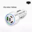 Tẩu Sạc Nhanh Ô Tô 90W 3 IN 1 - USB QC3.0 + 2 PD, Hàng Chính Hãng Phụ Kiện Ô Tô
