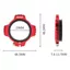 ICUCKO Crank Chainring Điều chỉnh, 28,99mm 6 màu Giá đỡ dưới cùng Bộ điều chỉnh tải trước, Bộ chuyển đổi trục quay hợp kim nhôm nhẹ Phụ kiện xe đạp