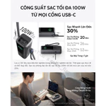 Sạc dự phòng ANKER Zolo 25kmAh | Công suất 165W | Tích hợp 2 cáp USB-C rút gọn | Có màn hình - A1695 — ảnh 5
