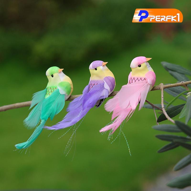 6 Con Chim Nhân Tạo Thực Tế Bọt Nhân Tạo Lông Vũ Sống Động Như Thật Chim Giả Cho Đám Cưới Nhà Thủ Công Hoa Sắp Xếp Vòng Hoa