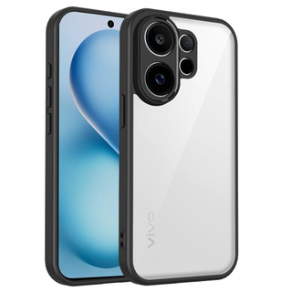 Dành Cho Vivo V60 5G / V60E Ốp điện thoại Cứng Aryclic Trong Suốt Khung Silicon Mềm Chống Rơi Mỏng Bao