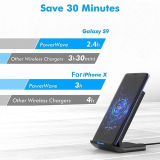 Đế nhanh không dây 30W Trendy New cho iPhone Samsung Xiaomi Thuận lợi sạc đứng thời trang