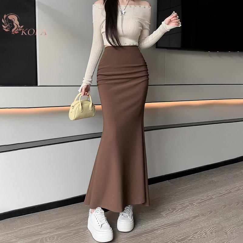 Váy Duoi Cá Phong Cách Hàn Quốc, Chất Liệu Cao Cấp, Màu Trơn Sang Trọng - Kopa VN
