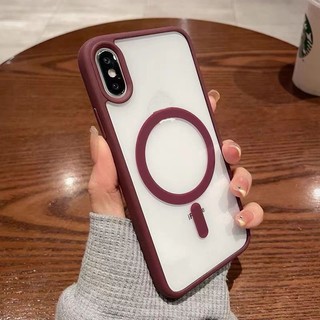 Ốp lưng iPhone XR X XS MAX 7 PLUS 8 PLUS i7 i8 11 Pro Max 12 13 14 15 16 17Pro Max Vỏ điện thoại từ tính Vỏ cứng