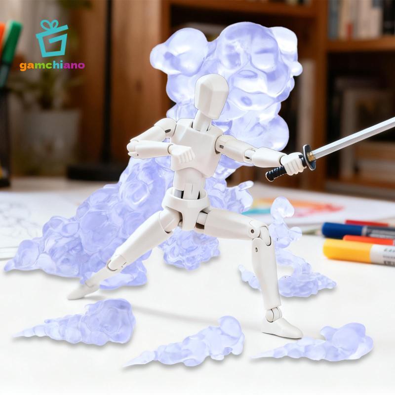 Gamchiano Hiệu Ứng Khói Mô Hình Phụ Kiện Trang Trí Đạo Cụ Sáng Tạo Nhân Vật Hành Động Một Phần Cho Búp Bê Di Chuyển Được Cho Gia Đình Để Bàn Thu Người Sở Thích