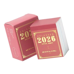 2026 Lịch để bàn nhỏ 365 ngày Lịch giấy xé cho văn phòng