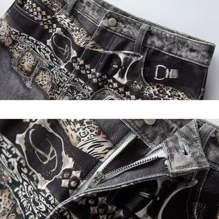 Quần Jean Nam Phong Cách Harajuku từ Nhật Bản, Thiết kế Unisex