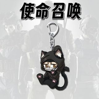 Móc khóa Anime Call of Duty ‌Simon Riley Vladimir Makarov Nam Móc Chìa Khóa Cho Nữ Hoạt Hình Hình Acrylic Móc Khóa Mặt Dây Chuyền Quà Tặng