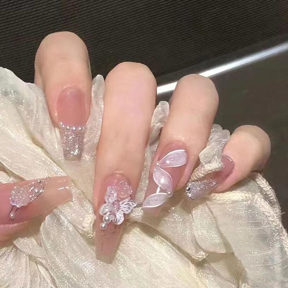 Móng Tay Nhân Tạo Móng Tay Giả Bộ Móng Tay Dài Nghệ Thuật Thiết Kế Móng Tay Giả Phụ Kiện Nghệ Thuật Z2d1