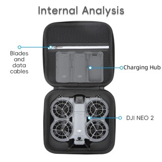 Dành Cho DJI NEO 2 Máy Đơn Túi Bảo Quản Drone Túi Xách Di Động Chống Rơi Và Chịu Áp Lực Neo2 Hộp Bảo Quản Phụ Kiện