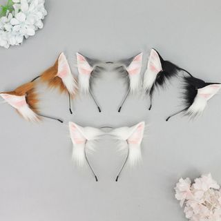 Bộ phụ kiện tai và đuôi mèo MIKYCO, phong cách Lolita, phù hợp cosplay