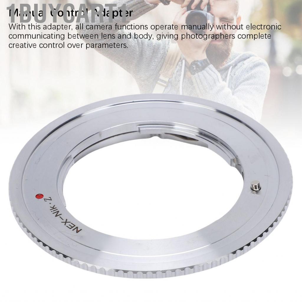 1buycart1 Bộ Chuyển Đổi Ống Kính Phù Hợp Với Nikon Z Full Frame Camera NEX Lấy Nét Bằng Tay Gắn Hợp Kim Nhôm