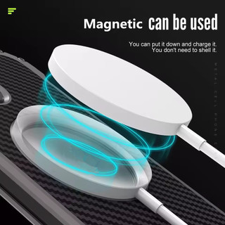 [JLK] Ốp Điện Thoại Từ Kim Loại Nhôm Sợi Carbon Cho iPhone 17 Air 16 15 14 Plus 13 Pro Max Ốp Lưng Chống Sốc Có Bảo Vệ Camera