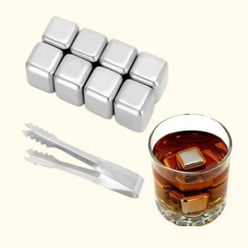 Đá vĩnh cửu vệ sinh an toàn, không lo nước đá! Inox 304 chống ăn mòn, làm lạnh xong dùng ngay.