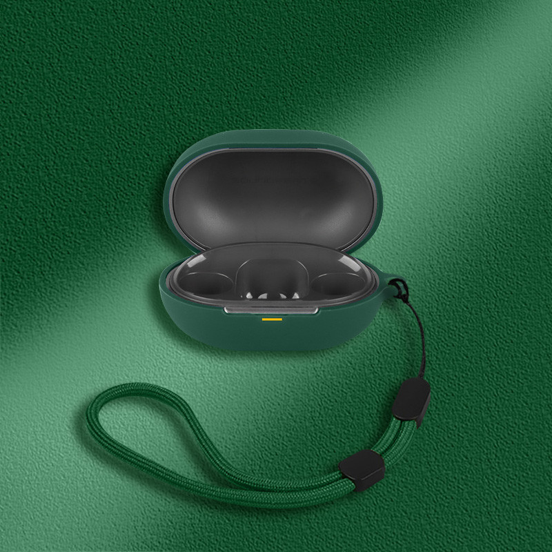 Cho SoundPEATS Clip 1 Vỏ Tai Nghe Silicon Bảo Vệ Chống Sốc Tay Mềm Màu Trơn Vỏ Tai Nghe Có Thể Giặt Được Bảo Vệ Tai Nghe Có Dây Buộc